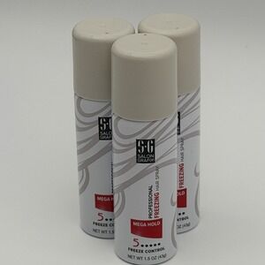 Salon Grafix Professional Hold Freezing Hair Spray Travel Size 1.5 Oz Lot Of 3